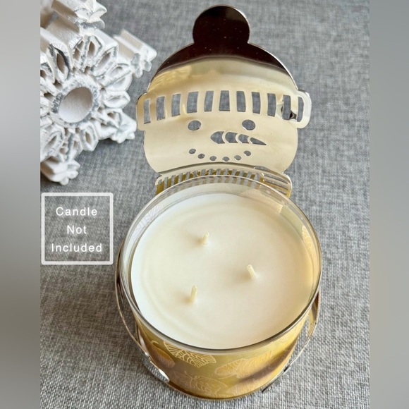 Slatkin & Co Other - New Slatkin / Bath & Body Works Snowman Christmas CANDLE HOLDER ONLY for 3-Wick